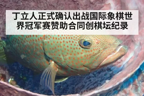 丁立人正式确认出战国际象棋世界冠军赛赞助合同创棋坛纪录